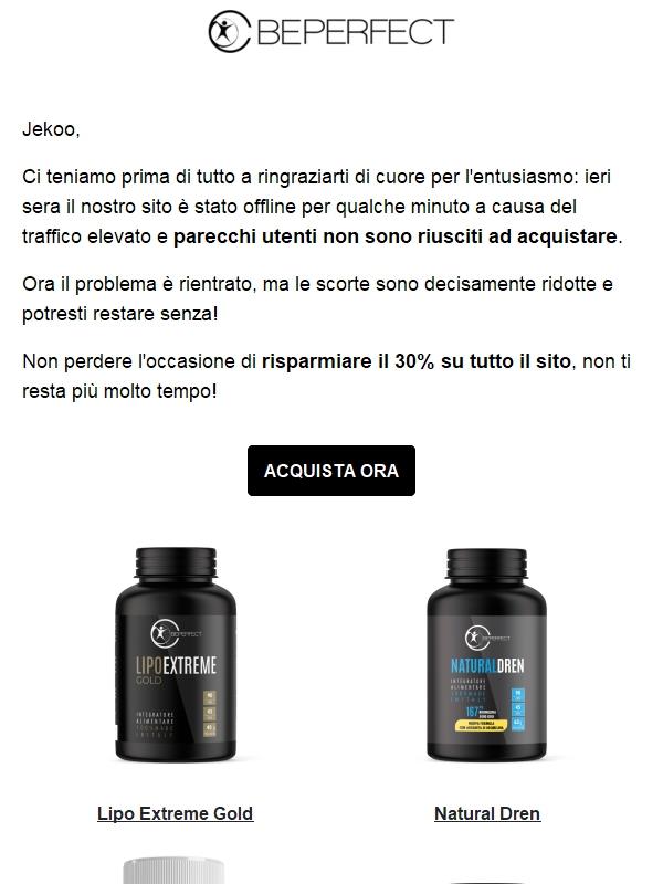 ⌛️ [SCADE DOMANI] Black Friday