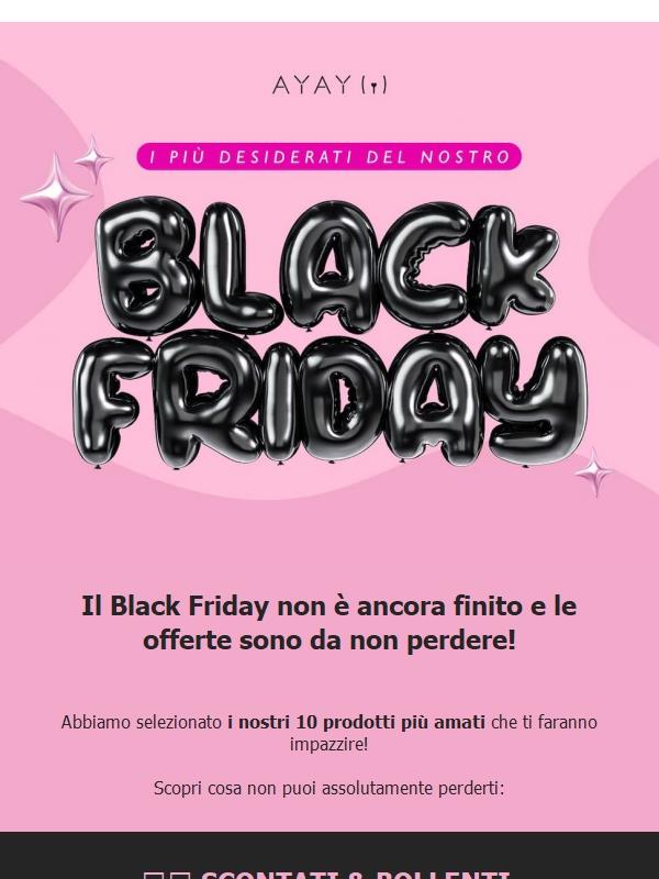 Black Friday: I 10 prodotti più amati con offerte imperdibili!