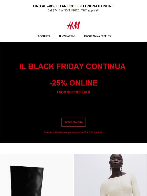Scopri i preferiti per il Black Friday