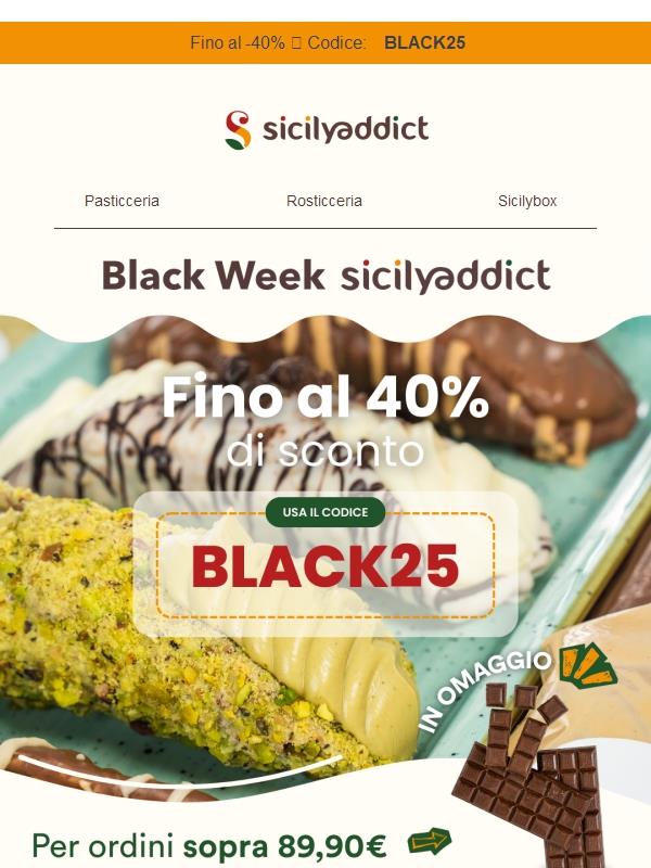 Il regalo di oggi si scioglie in bocca…🖤