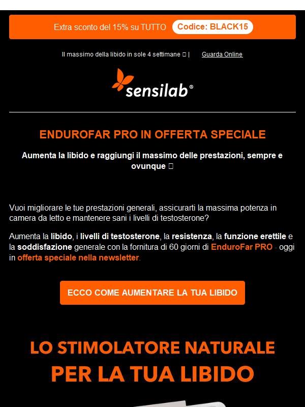 Il prodotto n.1 per le prestazioni maschili