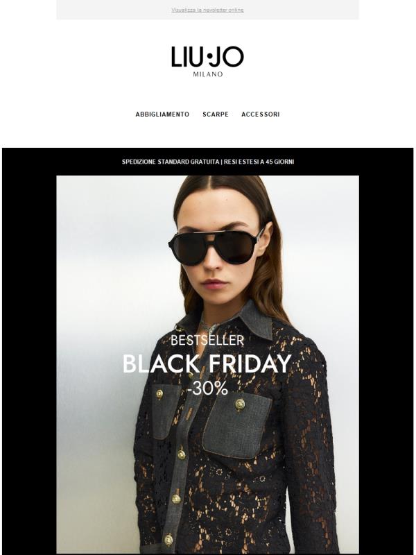 Black Friday | I più venduti al -30%!