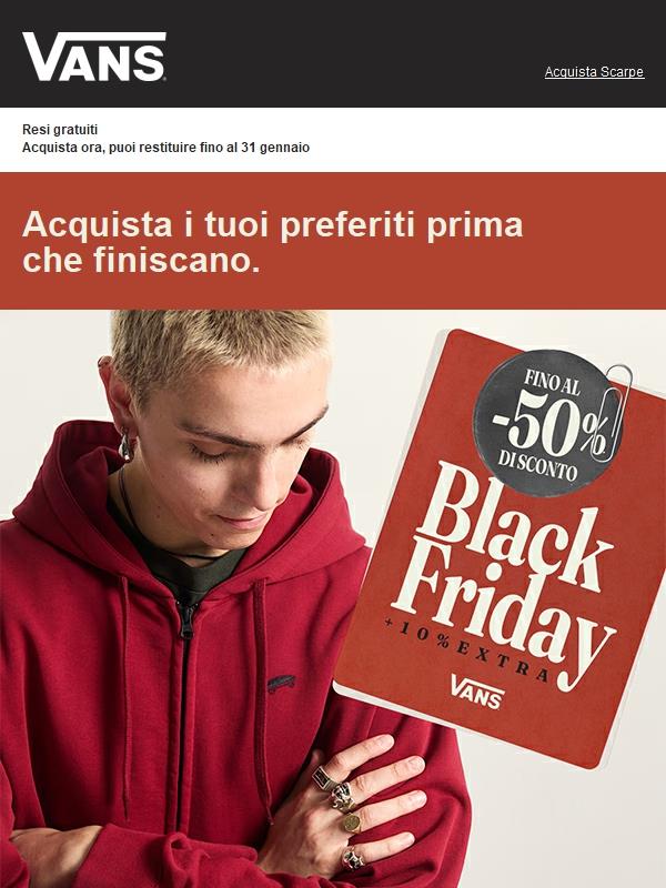 Il Black Friday continua alla grande