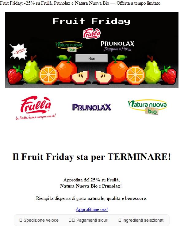 ULTIME ORE DI SCONTI!😱 Il FRUIT FRIDAY sta per terminare!🍎⌛