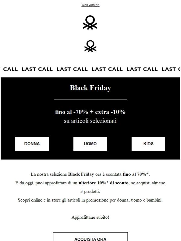 Black Friday: Last call!