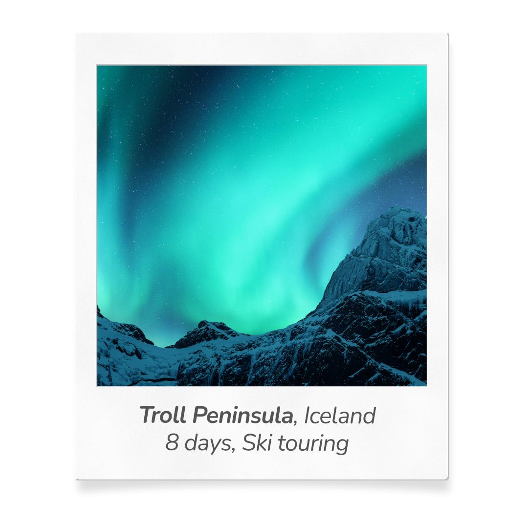 SKI-TOURING IN THE ICELAND'S FJORD