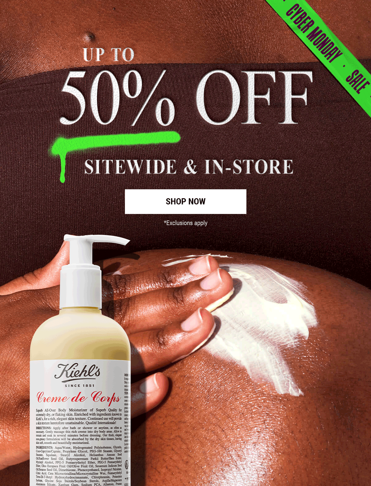 UP TO 50% off SITEWIDE & IN-STORE