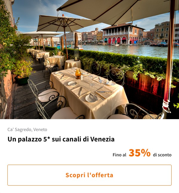 Un palazzo 5* sui canali di Venezia