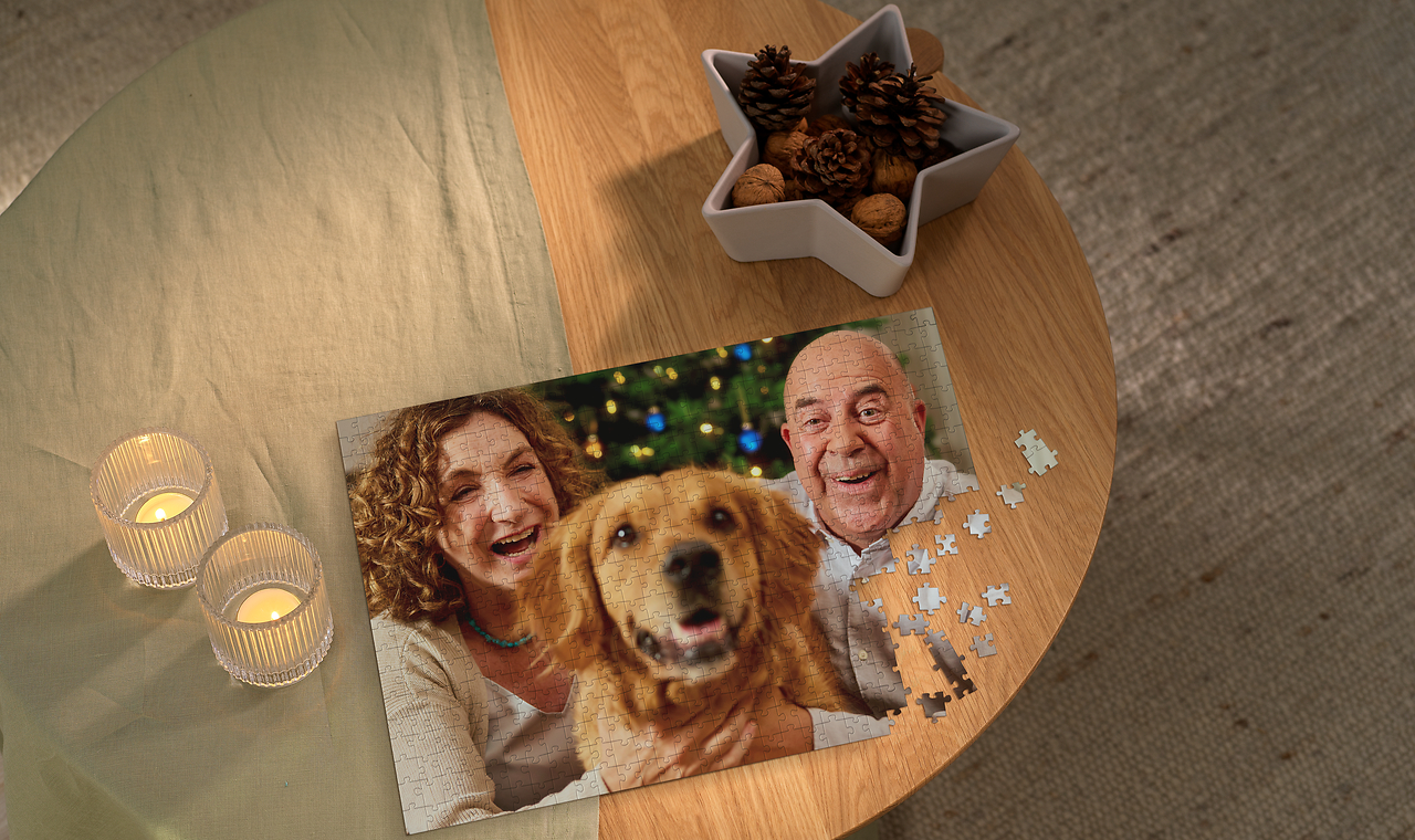 Puzzle con foto di famiglia