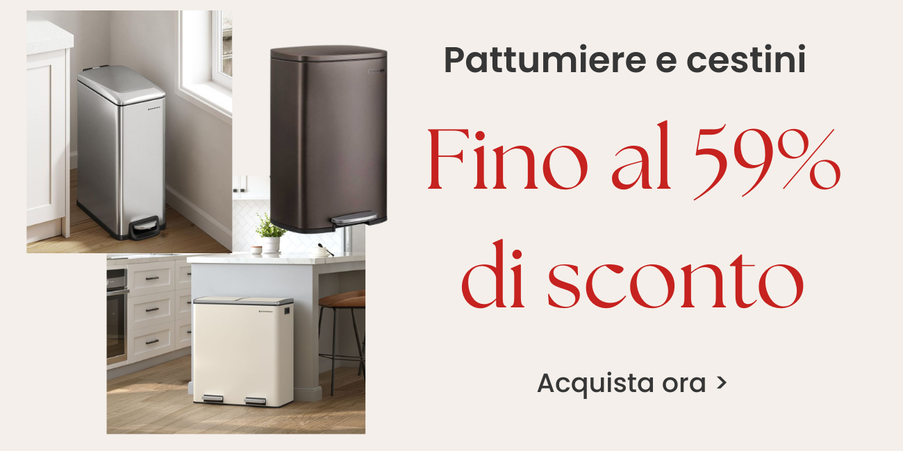 Pattumiere e cestini