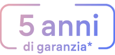 Fino a 5 anni di garanzia*