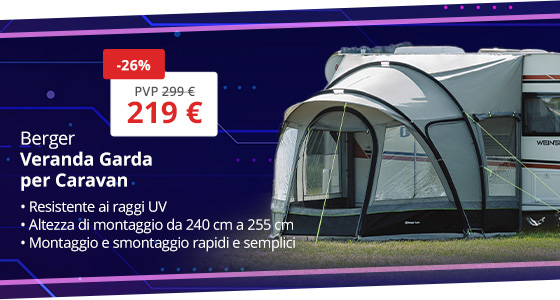Veranda da viaggio Garda per caravan