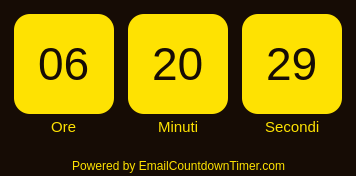 Timer from emailcountdowntimer.com Timer from emailcountdowntimer.com