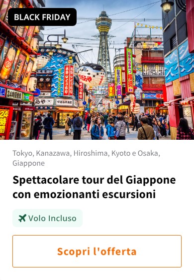 Spettacolare tour del Giappone con emozionanti escursioni