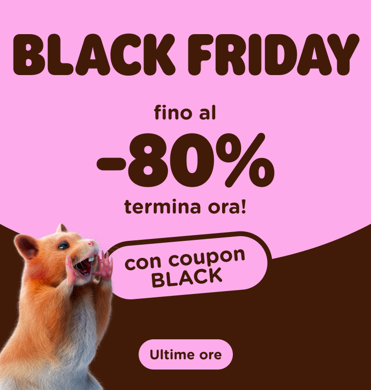  Black Friday fino al -80% termina ora!