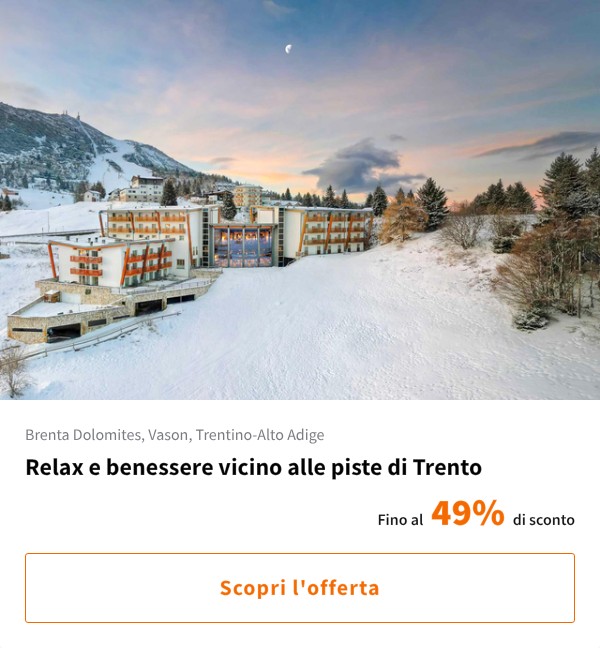 Relax e benessere vicino alle piste di Trento