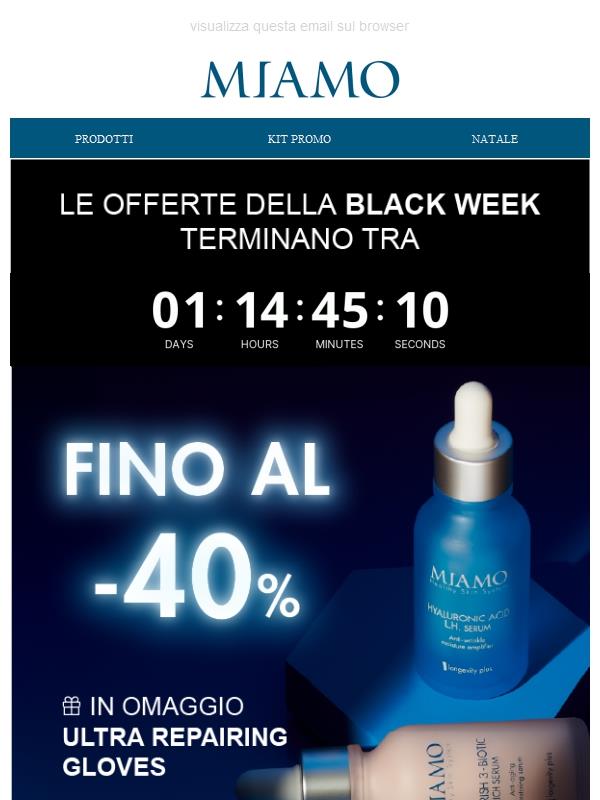 Black Week 🖤 le offerte stanno terminando!