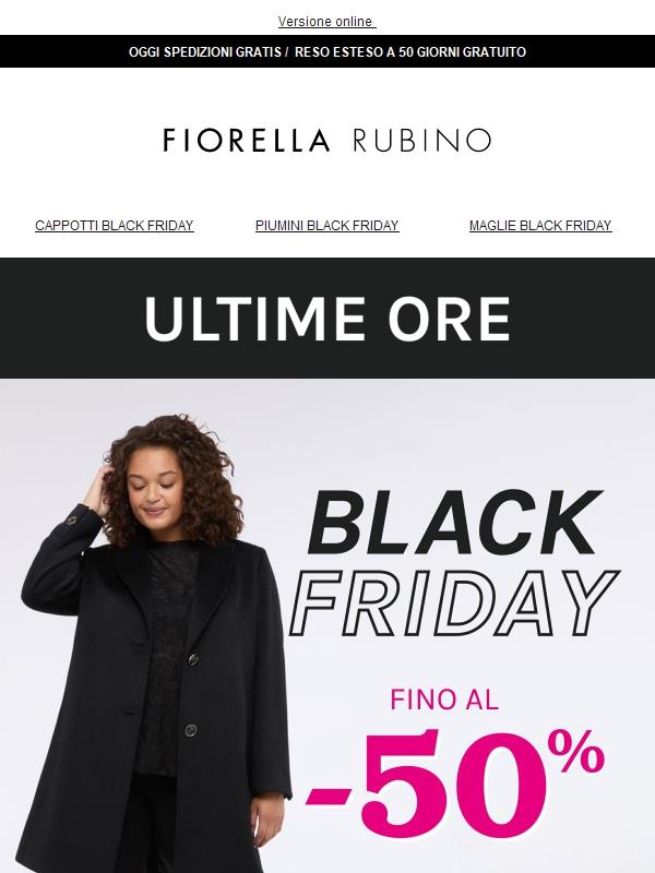 BLACK FRIDAY⏰ULTIME ORE⏰OGGI SPEDIZIONI GRATIS