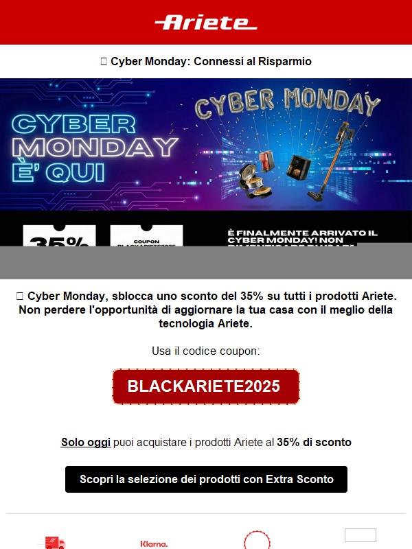 Solo per oggi: Il 35% extra Ariete scade a mezzanotte