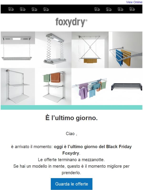 Ultimo giorno: Black Friday termina oggi ⏳