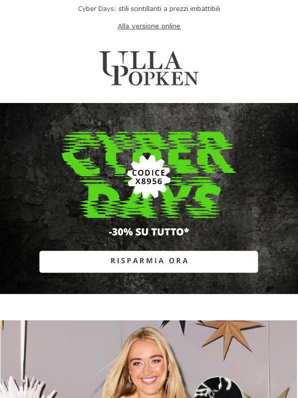 -30% di sconto su TUTTO 💥