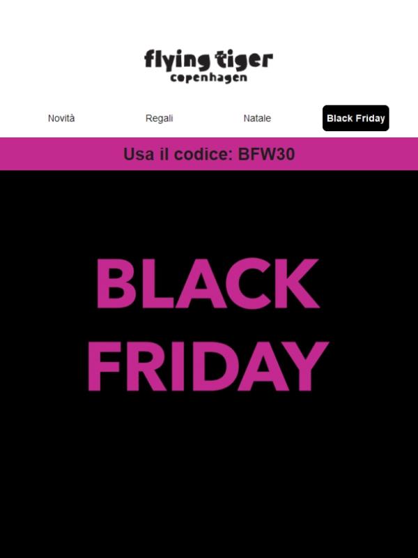 🚨 Ultima chiamata per il Black Friday 🚨
