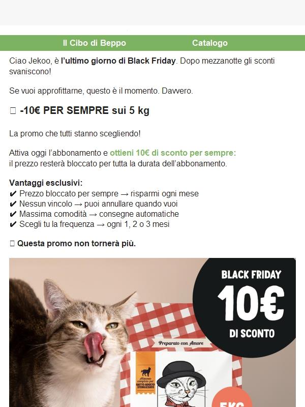 Ultimo giorno di Black Friday