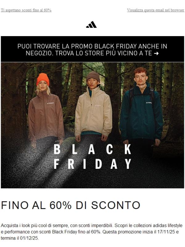 Ti aspettano sconti fino al 60%
