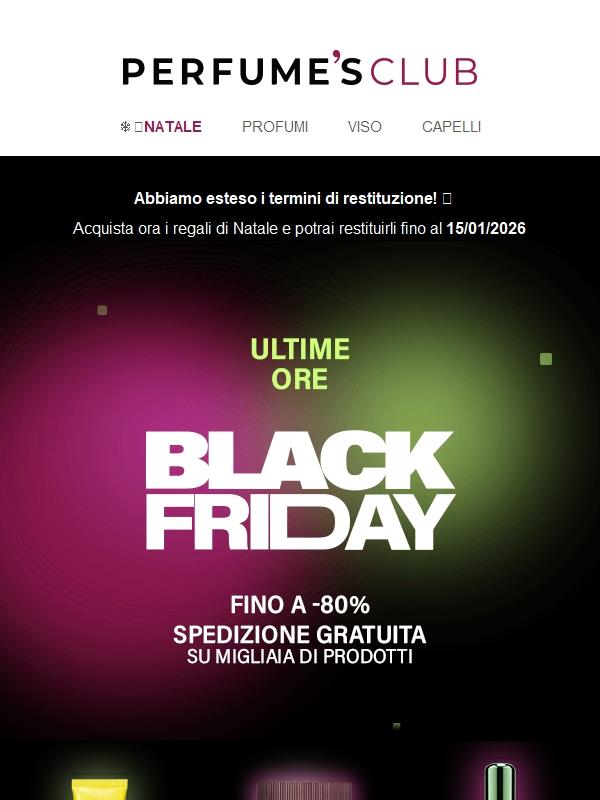 🚨 Black Friday. Ultime ore! 🚨