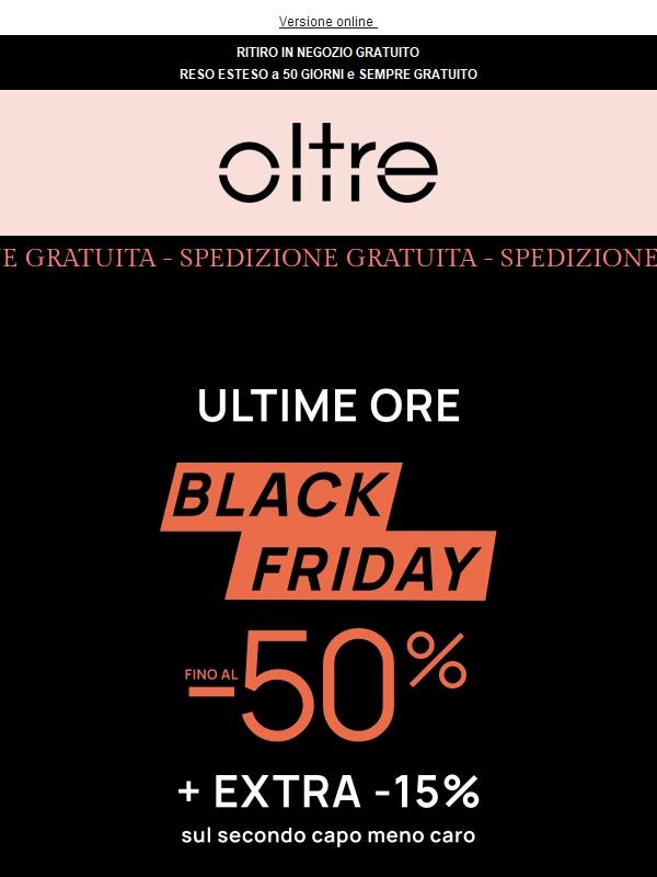 Sorpresa 🖤 Extra -15% su TUTTO