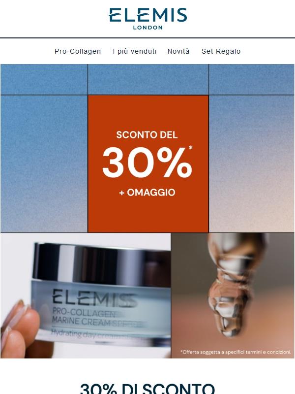 30% di sconto sui bestseller