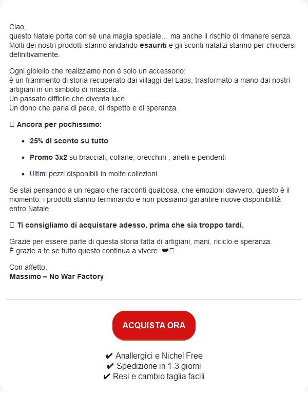 Sta per finire tutto… ultimi pezzi e ultimi sconti!