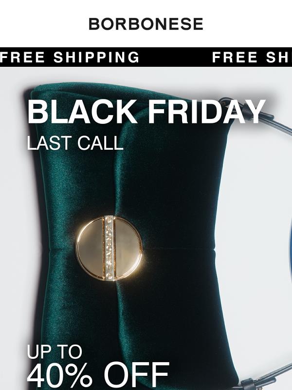 Ultimi giorni di promo Black Friday