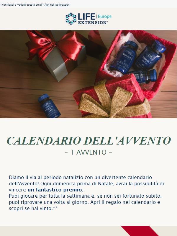 Calendario dell'Avvento  + Ultima giorno del Black Month