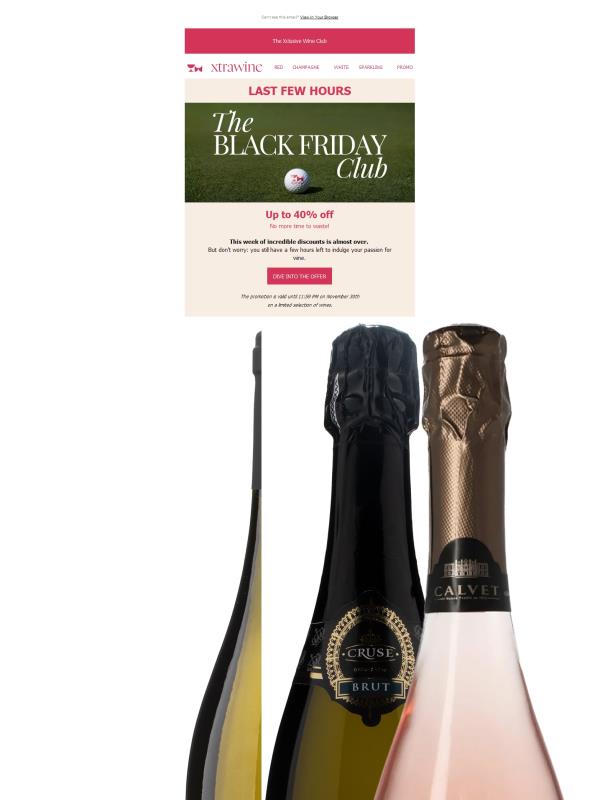 BLACK FRIDAY IS ENDING: no more time to waste!