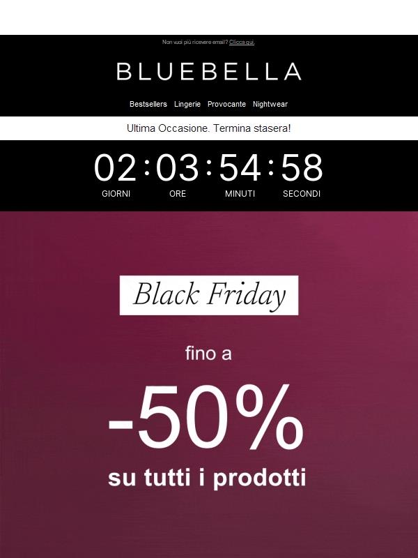 Il conto alla rovescia è iniziato: approfitta del Black Friday