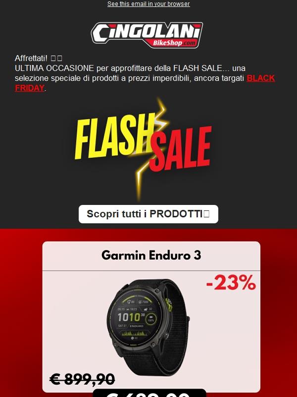 ULTIMA CHIAMATA per la FLASH SALE ⚡