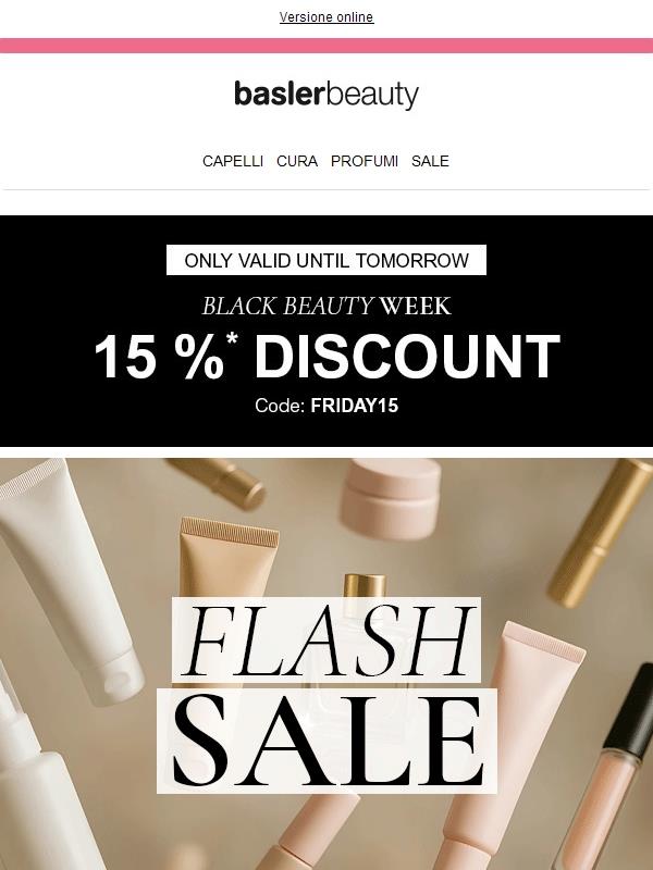 Tick tock ⏱️ Il buono sconto del 15% sta per scadere