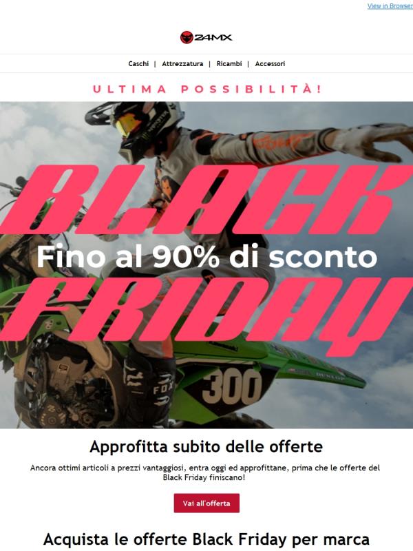Ultima occasione! Le offerte Black Friday finiscono oggi! 🚨