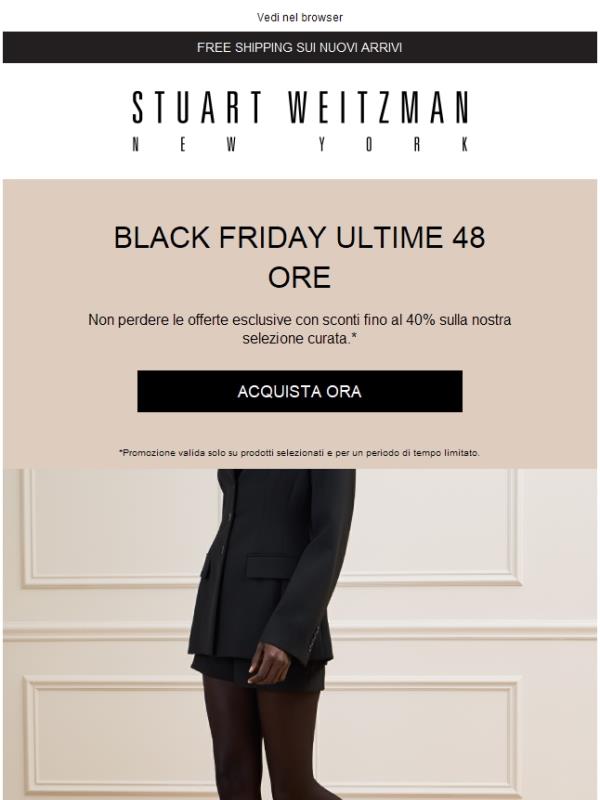 Ultimi due giorni: il Black Friday sta per finire