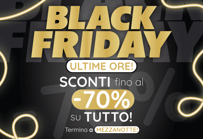 ULTIME ORE CON SCONTI FINO AL -70%