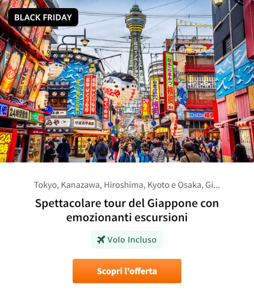 Spettacolare tour del Giappone con emozionanti escursioni
