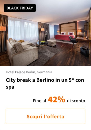 City break a Berlino in un 5* con spa