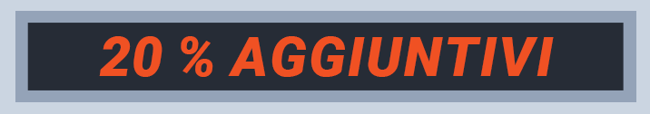  20% aggiuntivi