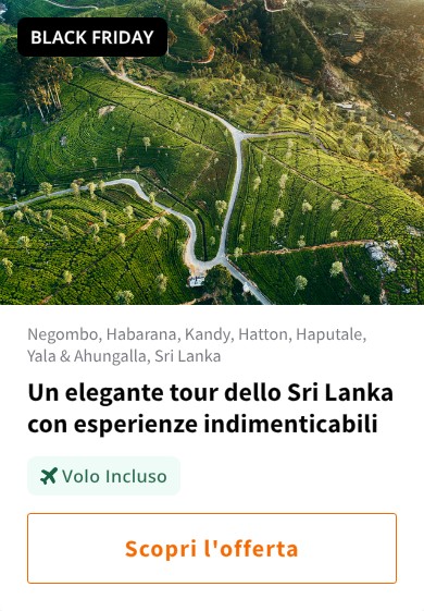 Un elegante tour dello Sri Lanka con esperienze indimenticabili
