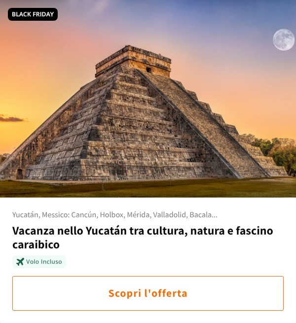 Vacanza nello Yucatán tra cultura, natura e fascino caraibico
