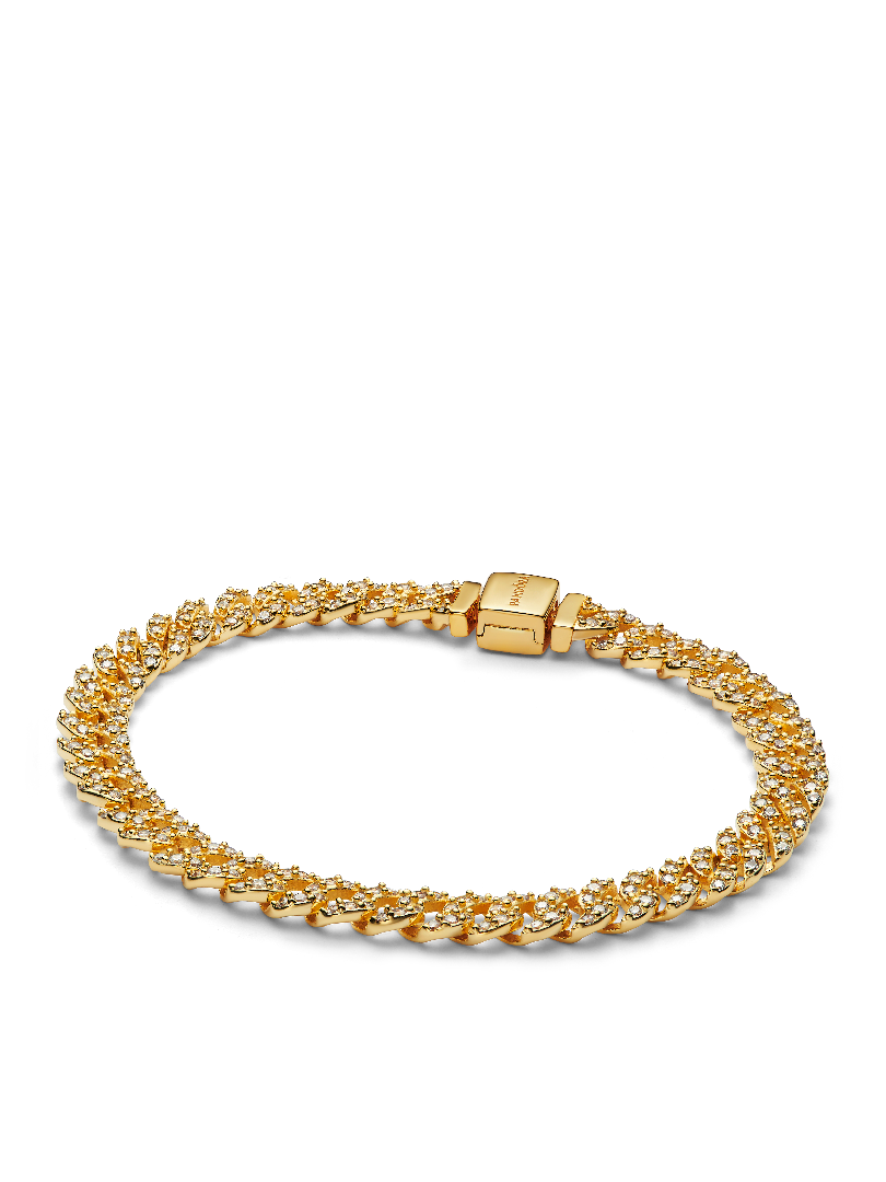 Pavé Cuban Chain Bracelet