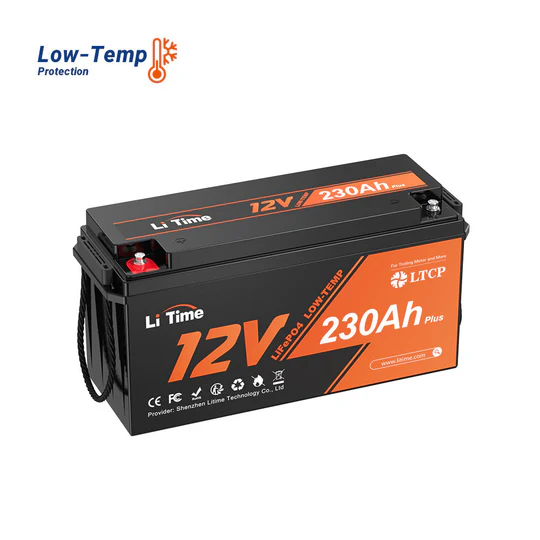 LiTime 12V 230Ah Plus LiFePO4 BMS 200A Prot. Bassa Temp.