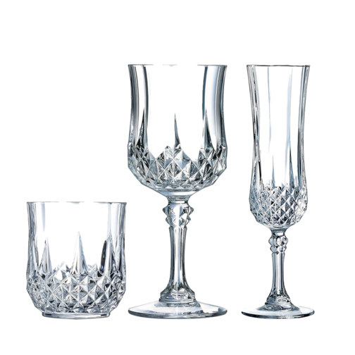 Longchamp Crystal Glassware Set 18 pcs