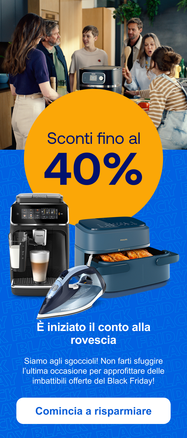 È iniziato il conto alla rovescia. Siamo agli sgoccioli! Non farti sfuggire l’ultima occasione per approfittare delle imbattibili offerte del Black Friday! Comincia a risparmiare